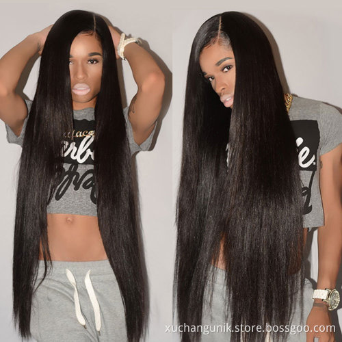 12A wholesale bone straight raw Brazilian cuticle aligned hair extension vendors double drawn remy virgin human hair bundles